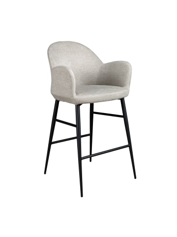 Angel Cerdá Hocker 4174 in Hellgrau/Schwarz – (B)56 x (H)96 x (T)55 cm