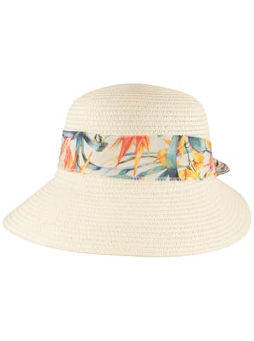 BREITER Strohhut in weiß