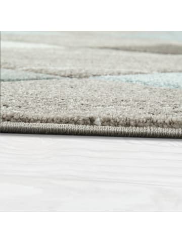 KADIMA DESIGN Teppich Kurzflor Rauten Wohnzimmer in Beige