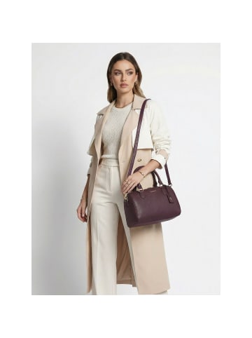 Lazarotti Bologna Leather Bowling-Bag Handtasche Crossbody Leder 26 cm in burgundy