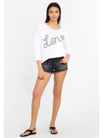 Buffalo Buffalo Jeanshotpants in schwarz-washed