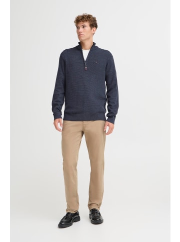 FQ1924 Troyer FQGRANBY STRUCTURE HALFZIP in Blau