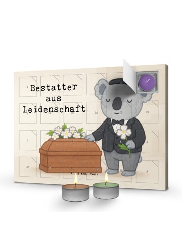 Mr. & Mrs. Panda adventskalender duftkerzen Bestatter Leidenscha... in Weiß