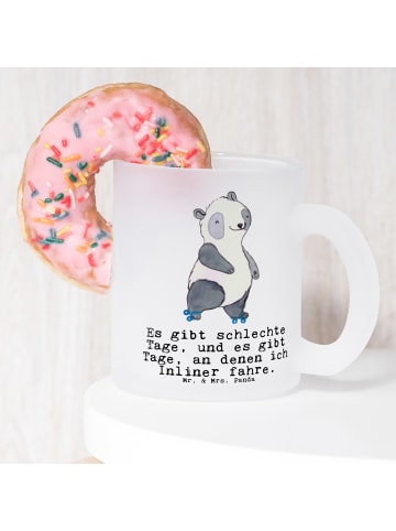 Mr. & Mrs. Panda Teetasse Panda Inliner fahren mit Spruch in Transparent