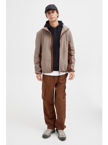 North Bend Fleecejacke NBHelgo M in Braun