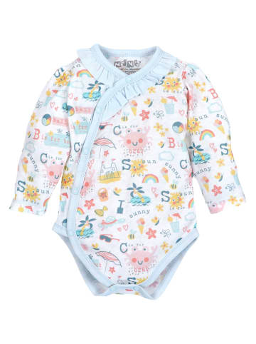 Nini Langarmbody Strand in weiss