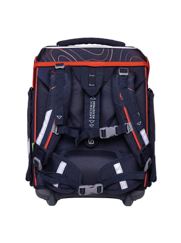 SCHNEIDERS Ergolite Schulranzen-Set 8-teilig in black red