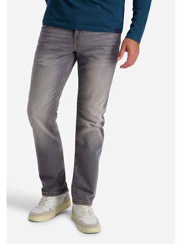 Timezone Jeans Regular Fit Gerade Used Look in Grau