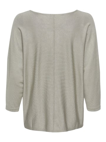 Laura Scott Fledermauspullover in khaki-melange