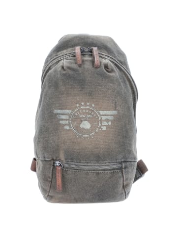 Greenburry Vintage Aviator Umhängetasche 31 cm in khaki