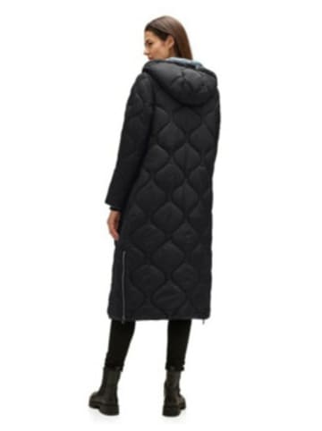 Street One Street One long padded bottle quilt jacke, Black schwarz in schwarz