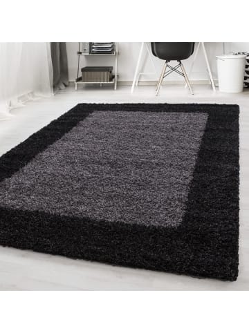 Teppich Boss Hochflor Teppich Lux Anthrazit