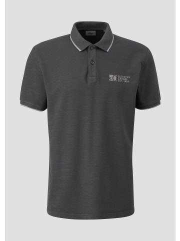 s.Oliver Polo-Shirt in 9824_dunkelgrau
