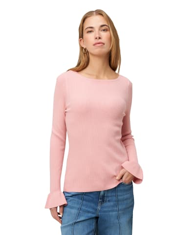 Zero  Pullover mit Volants am Ärmel in Bridal Rose