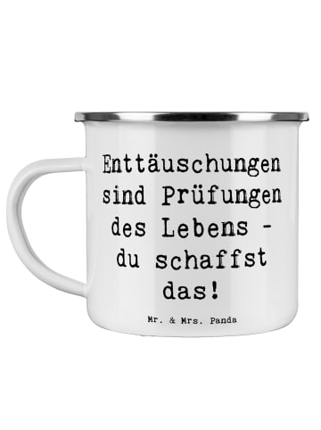 Mr. & Mrs. Panda Trinkbecher Spruch Mit Enttäuschungen umgehen m... in Weiß