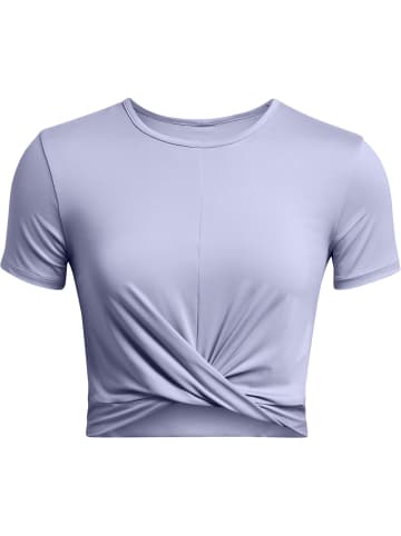 Under Armour Croptop Motion Crossover in celeste-white