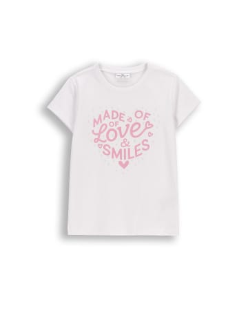 Coccodrillo T-Shirt mit kurzen Ärmeln in weiß