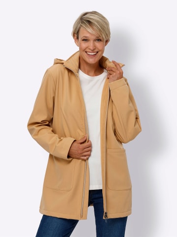 Sieh an! Softshelljacke in camel