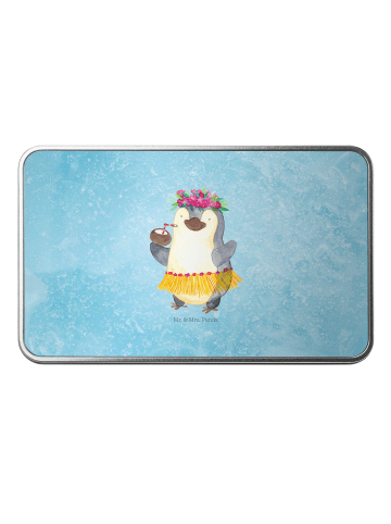 Mr. & Mrs. Panda Kaffeedose Pinguin Kokosnuss ohne Spruch in Eisblau