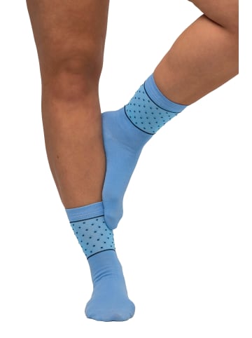 Ulla Popken Socken in lichtblau