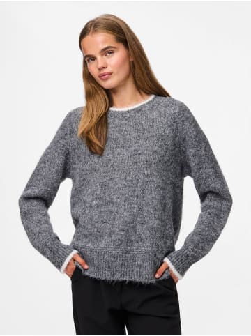 Pieces Pullover in Medium Grey Melange