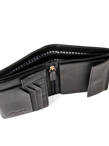 Esquire Chicago Geldbörse Leder 13 cm in schwarz