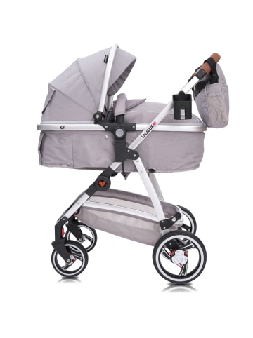 Lalalux Kinderwagen " Babyboomer " in hellgrau