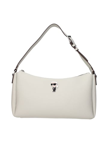 Karl Lagerfeld Grau Leder Schulter Tasche