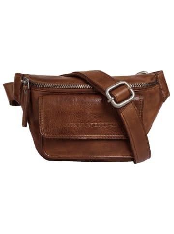 SPIKES & SPARROW Gürteltasche WAIST BAG echt Leder in cognac