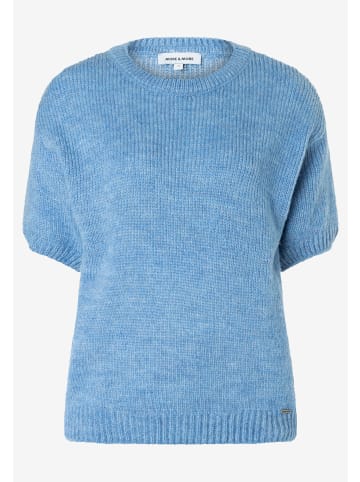 More & More Strickshirt in blau - 0002