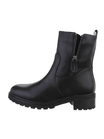 Ital-Design Stiefelette in Schwarz