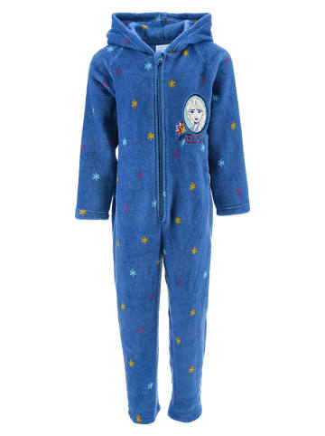 Disney Frozen Schlafanzug Overall Elsa Jumpsuit in Blau