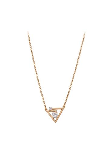 faina Necklace in Rose Gold
