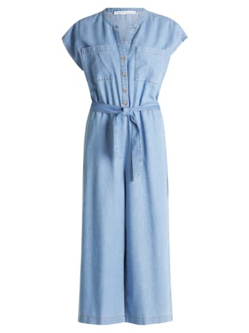 BETTY & CO Jumpsuit mit aufgesetzten Taschen in Light Blue Denim