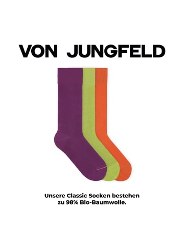 von Jungfeld Classic Socken-Set Signature Innenbund in Gelato