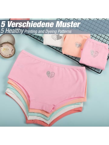 LOREZA 10er Set Pantys - Strass - Mehrfarbig