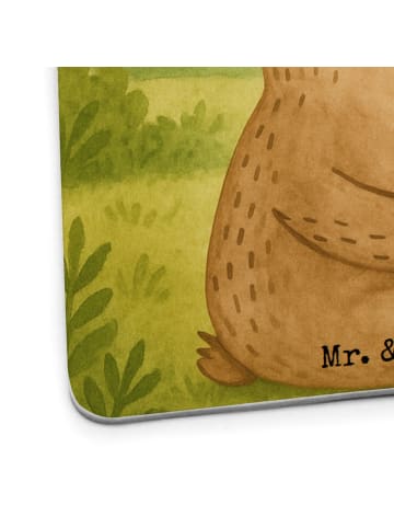 Mr. & Mrs. Panda Tassenuntersetzer Bär Kaffee Design mit Spruch in Weiß