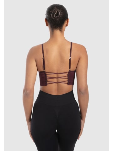 SMILODOX Sport BH Alma in Dunkel Lila
