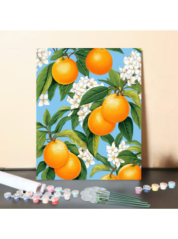 ARTNANAS DIY Malen nach Zahlen Set-"Orangenblüte" 