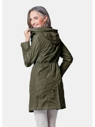 GOLDNER Kurzgröße:  Leichtparka Trendiger funktionaler Regen Parka in oliv