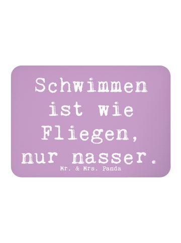 Mr. & Mrs. Panda magnet Spruch Schwimmen wie Fliegen mit Spruch in Lavendeltraum