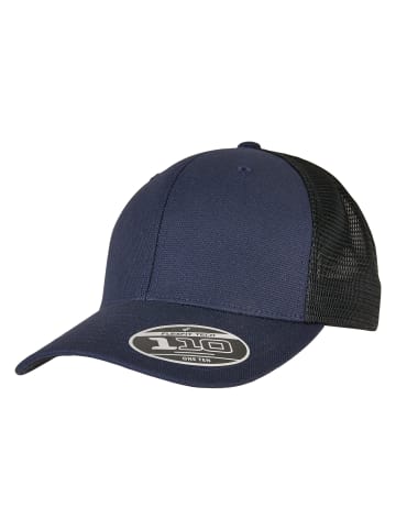  Flexfit  Flexfit Unisex 110 Structured Canvas Trucker in navy/black