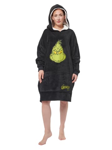 The Grinch Grinch Oversize Cozy Hoodie Übergroße Kuschelpullover in schwarz
