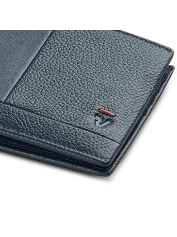 Roncato Trial DLX Geldbörse RFID Schutz Leder 12.5 cm in navy