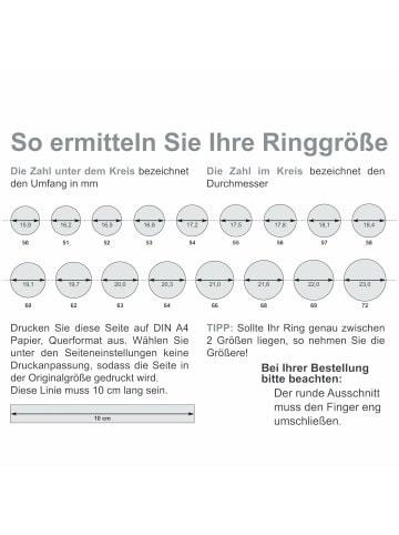 Jamelli Ring für Damen in silber