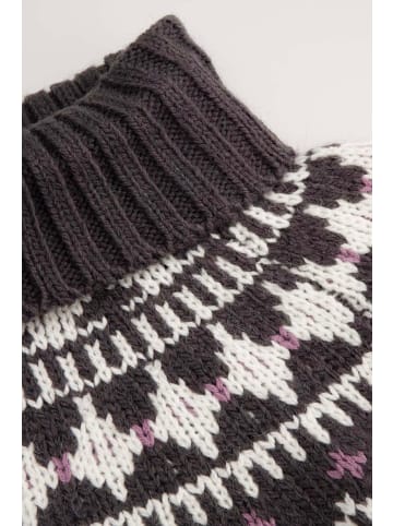 Coccodrillo Strickpullover mit Rollkragen in schwarzgrau
