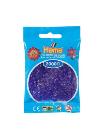 Hama Beutel mit 2000 Mini-Bügelperlen transparent lila - ab 10 Jahren