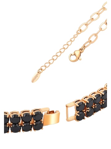 faina Women Jewelry Set in rose gold black