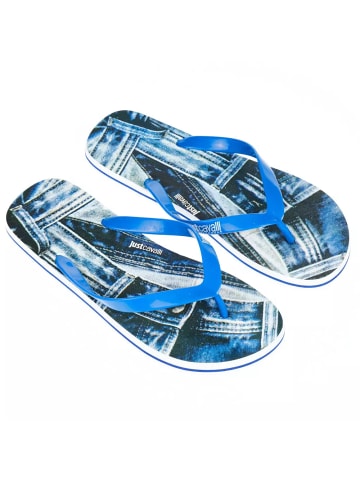 Just Cavalli Blau Hell EVA Herren Sandale