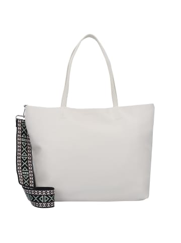 Tom Tailor Palina Schultertasche 42 cm in off white